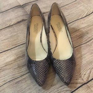 Franco Sarto snakeskin heels size 7.5